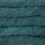 Malabrigo Seis Cabos Teal Feather Pletilna preja