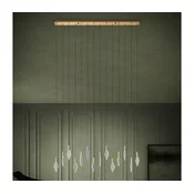 Eglo 390362 - LED Zatemnitveni lestenec na vrvici MIRADOR 14xLED/3,3W/230V zlata
