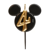 Dekora Rojstnodnevna sveča 4 - Mickey Mouse