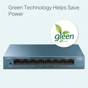 Switch TP-LINK LS108G LiteWave Gigabit 8xRJ-45/10/100/1000Mbps/metalno kucište