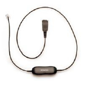 Jabra QD Cord to 3.5 mm jack. With in-line call-answering; for Alcatel 8er and 9er Series (8735-019)