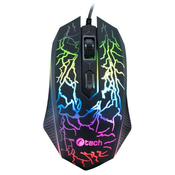 C-TECH Gaming Mouse Tychon (GM-03P), priložnostne igre, igre, 7-barvna osvetlitev, 3200DPI, USB
