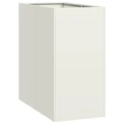 Vidaxl Sadilnik Bela 40x80x80 cm Jeklo