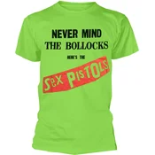 Sex Pistols Never Mind The Bollocks Original Album Green L Majica