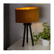 Duolla - Stona lampa OVAL 1xE27/15W/230V precnik 30 cm braon