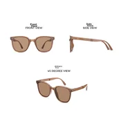 Loho Unisex naocare za sunce, Smeda