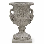 Casa Padrino luxury baroque flower pot antique gray A� 85 x H. 140 cm - Made in Italy