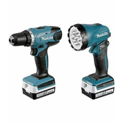 MAKITA DF347DWLX1 SET Akumulatorski vijačnik 14,4V, 2st