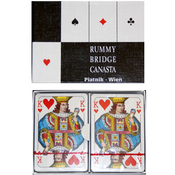 Dunajske standardne remi karte 2*55 - Piatnik
