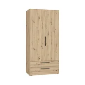 Garderobna omara MARO 100x213 cm hrast artisan