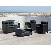 Lounge garnitura Mora crna ( 3700022 )