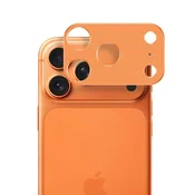 Full body zaštitno staklo za zadnju kameru za zadnjo kamero za iPhone 17 Pro Max - narancast