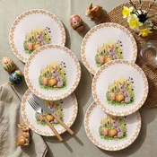 Hermia Set dezertnih tanjira, 6 komada, Šareni