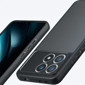 GS Ovitek za Xiaomi Poco F6 Pro, Fusion Hybrid, črn