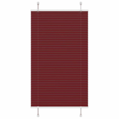 Plisirana roleta Bordeaux crvena 75x150 cm Širina tkanine