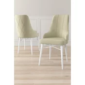 HANAH HOME Set 4 stolice Neta Cream White