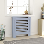 vidaXL Pokrov za radiator siv MDF 78 cm