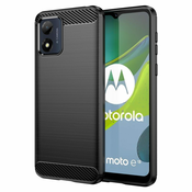 MG Carbon ovitek za Motorola Moto E13, črna