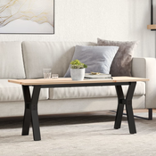 Stolic za kavu Y-oblika 110x40x45cm borovina i celik