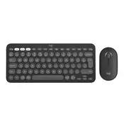 LOGITECH Combo US tastatura pebble 2 siva