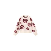 MANGO KIDS Pulover ROSY progasto bež/rosé/merlot