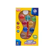 Astra Vodne barve Astra 12 barv, premer 30 mm, zlata paleta + čopič, 302123003