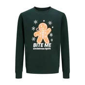 Jack & Jones Junior Majica JJXMAS FUN pueblo/zelena/rdeča/bela