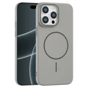 Rigid Silicone MagSafe maska za iPhone 13 Pro Max – siva