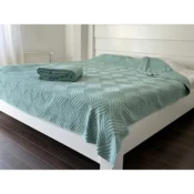 Letnji frotirni prekrivac - Sara - 200x200cm Mint boja