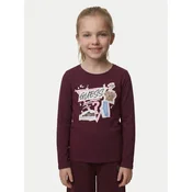 Guess Bluza J6YI01 K3664 Bordo rdeča Regular Fit
