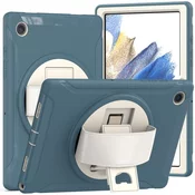 Ohišje za iPad Mini 4/5 s stojalom in vrtljivim ročajem, modro