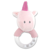 Lorelli plisana zvecka ring - unicorn pink natural ( 10191360007 )