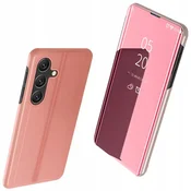 Hurtel Clear View Case etui za Samsung Galaxy A24 4G s preklopnim ovitkom, roza