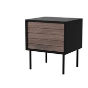 Cama meble Nočna omarica, 2 kosa. CORTINA 45x40x51 črna/oreh