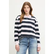Guess Jeans majica z dolgimi rokavi ženska bombažna