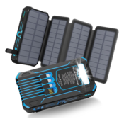 Solarni Power Bank 905-IE 20000 mAh sa LED lampom plavi