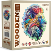 Modern Lion Wooden Puzzle L (250 Pieces)