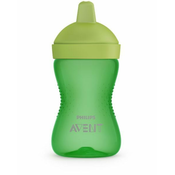 Philips Avent steklenica Grippy, trdna obdelava pitnika, 300 ml, zelena