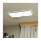 Eglo 901453 - LED Zunanja stropna svetilka ROVITO 17,2W/230V 30x57 cm IP44 bela