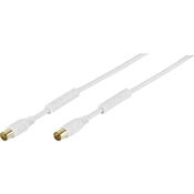 VIVANCO Vivanco Antene Priključni kabel [1x 75 ? antenski ženski konektor - 1x 75 ? antenski moški konektor] 10 m 100 dB Poz