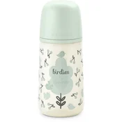 Suavinex Birdies Anticolic Baby Bottle steklenička za dojenčke Green 270 ml