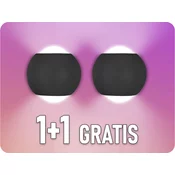 V-TAC LED stenska svetilka 2W, 200lm, dvojni svetlobni snop, črna, 1+1 gratis! Barva světla: Dnevna bela