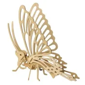 Woodcraft Lesena 3D sestavljanka Metulj
