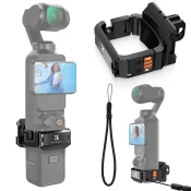 K&F DJI Pocket 3 Aluminum Alloy Multi-function Expansion Frame