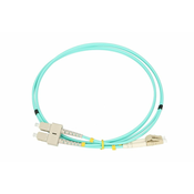 Extralink LC/UPC-SC/UPC | Patchcord | Multi Mode, OM3, Duplex, 3mm, 3m