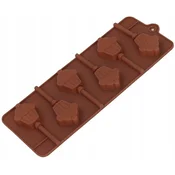 shumee Silikonski kalup za sladoled Lollipop za čokoladni sladoled