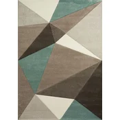 Tepih Ekol Diamond 120x170cm, pastel/plava/svetlo braon