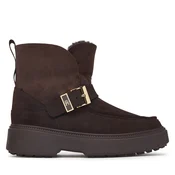 Škornji za sneg Tommy Hilfiger Th Buckle Shearling Snow Boot FW0FW09687 Temno rjava
