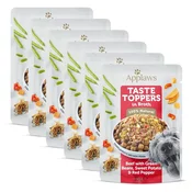 Applaws Dog Taste Toppers in Broth govedina, fižol, sladki krompir in paprika 6 x 85 g