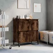 Vidaxl vidaXL Predalnik, dimljen hrast, 60x35x70 cm, material na osnovi lesa